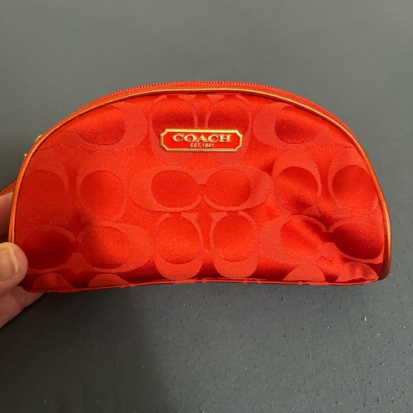 Coach/ estee lauder cosmetic pouch - Picture 6 of 6